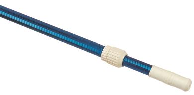 Long aluminum telescopic pole, 2-piece, blue, 1.80m-3.60m 