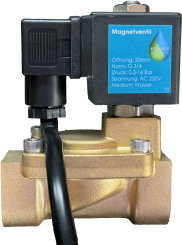 ECODROP - LowEnergy Magnetventil zu automatischer Niveauregulierung für Pools, SPAs, Behälter, Brunnen, Wassertanks 