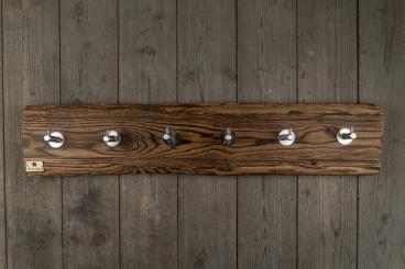 Garderobe mit 6 Haken 80 cm 