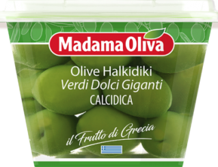 Grüne Riesenoliven aus Chalkidiki Griechenland 250g 