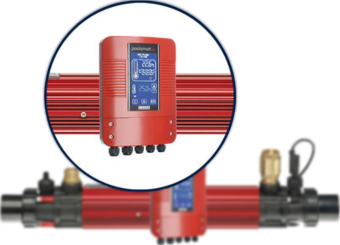 Touch Screen Heizregler zu Smart Titan Röhren-Wärmetauscher 