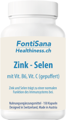 Zinc & Selenium - Zinc-selenium complex with Vit. C & Vit. B6 - 150 tablets (dose for 5 months) 