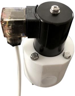 Ozone-resistant solenoid valve, 3/4 inch, 0-3 bar, for gases and liquids 