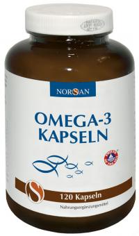 NORSAN Omega-3 Fisch Oil capsules 120 pieces 