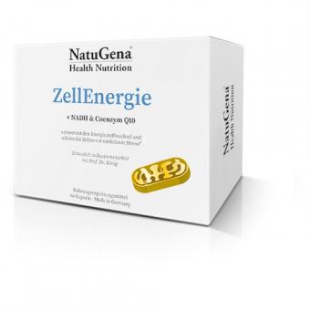 NatuGena ZellEnergie + NADH & Coenzym Q10 60 Kapseln (Dosis für 60 Tage) 